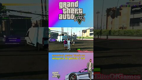 GTA RP ENCONTREI O GESTOR BLACK NA DELEGACIA DE POLICIA # 3/8