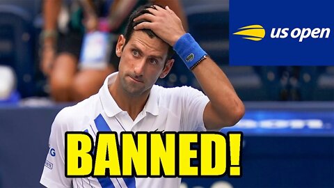 Wimbledon champ Novak Djokovic BANNED from playing US Open because he is UNVACCINATED! Yeah. Really!
