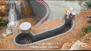Construction of large capacity mini hydroelectric power plants