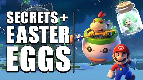 Super Mario 3D World + Bowsers fury Easter eggs and Secrets