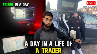 LIVE TRADING + $5,000 PROFIT | DAY IN THE LIFE OF A FOREX SWING TRADER