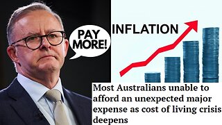 Australia has biggest surplus in over 15 years! But cost of living Crisis Deepens..