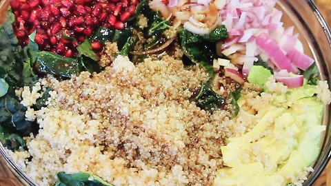 Deliciously healthy kale salad recipe