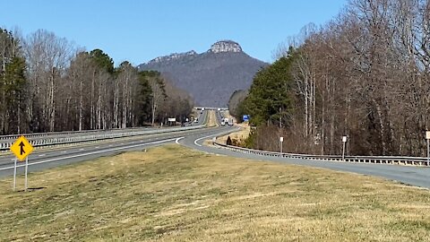 Hiking tour of Pilot Mountain State Park, NC