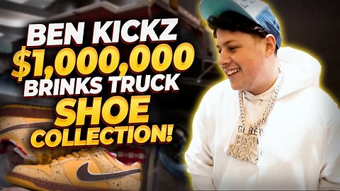 Ben Kickz $1,000,000 Brinks Truck Shoe Collection and We Go Skydiving!