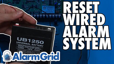 Wired Alarm System: Resetting