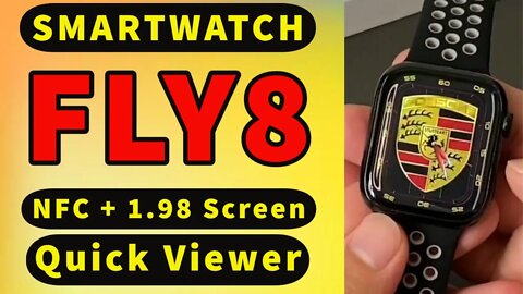 🚀IWO FLY8 Smart Watch Series 8 Quick View 1,98 tela watch 8 series