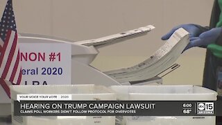 Hearing on Trump campaign lawsuit