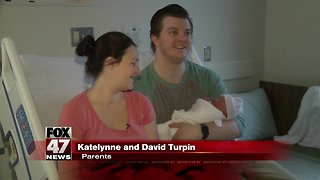 New year, new family member for local couple