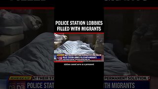 Police Station Lobbies Filled with Migrants