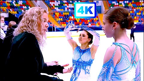 Камила Валиева Kamila VALIEVA🇷🇺Behind The Scenes Short Program 2020 Russian JGP Stage 2 (1TV-4K)