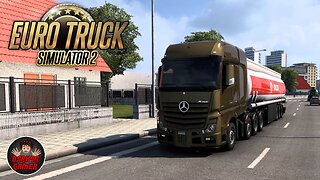 MERCEDES NEW ACTROS - EuroTruck Simulator2 - Gameplay D4rk4n Gamer - Thrustmaster T300 Alcantara