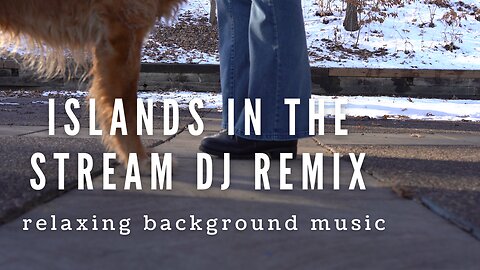 slow motion line dance to Islands in the Stream DJ remix – with relaxing music
