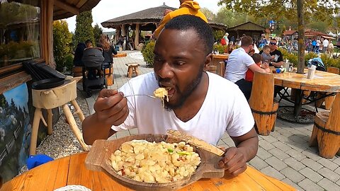 BEST Traditional Slovak Food On Panoramic Mountain ⛰