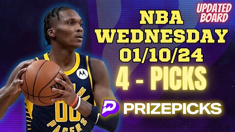 #PRIZEPICKS | BEST PICKS FOR #NBA WEDNESDAY | 01/10/24 | PROP BETS | #BESTBETS | #BASKETBALL | TODAY