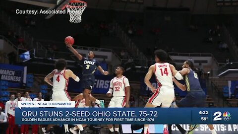 ORU stuns 2-seed Ohio State, 75-72