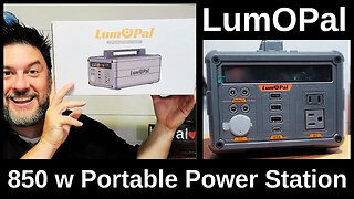 🌟 LumOPal Portable Power Station. 850W portable generator. Battery Powered Generator [518] 🔋