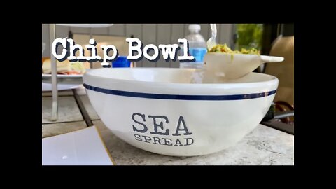 Sea Whale Themed Chips and Dip Bowl Review