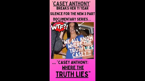 🔎 “CASEY ANTHONY BREAKS HER SILENCE AFTER 11 YEARS FOR THE NEW 3 PART DOCUMENTARY SERIES”!! #shorts