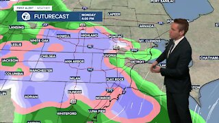 Metro Detroit Forecast: Chance of rain and snow this afternoon, evening