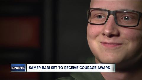 North Olmsted High School senior, cancer patient receives Courage Award at Cleveland Sports Awards