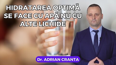 Hidratarea optimă se face cu apă nu cu alte lichide