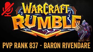 WarCraft Rumble - No Commentary Gameplay - Baron Rivendare - PVP Rank 837