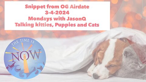 Snippet from OG Airdate 3-4-2024 Kittens, Puppies and Cat Talk