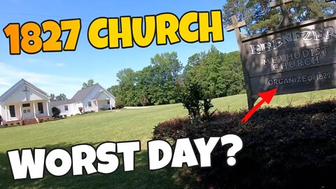How can Metal Detecting an OLD Church from 1827 be the worst day ever?