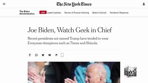 Main Stream Media Changes Rules For Reporting On Biden Presidency