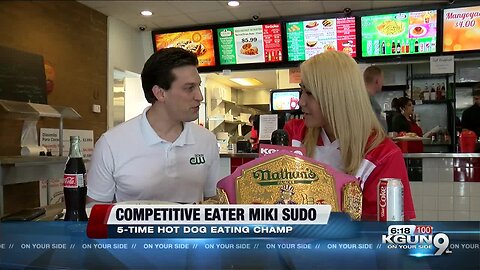 Miki Sudo eats up the competition