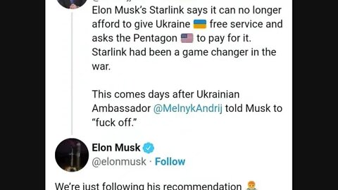 Elon Musk's Starlink is no longer free in Ukraine