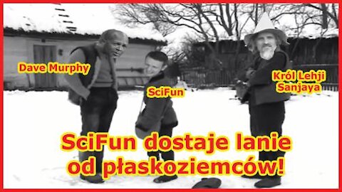 SciFun dostaje lanie od płaskoziemców