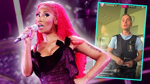 Nicki Minaj Plays Police! Livestreams Arrest; See BTS Clips Here