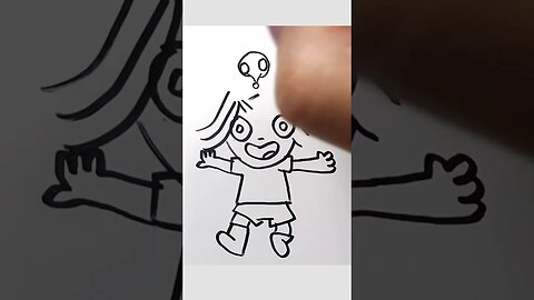 How to draw and paint Little Malabar: your favorite character in minutes #shorts