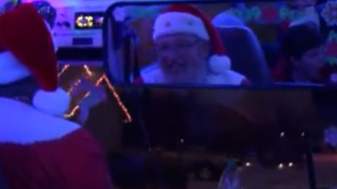 Boise Santa shares his love of Christmas one school bus ride at a time