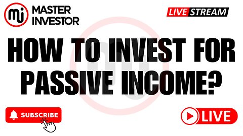 How To Invest For Passive Income?| Generate Positive Cash Flow| Finances | "Master Investor" #wealth
