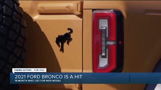 There's reportedly an 18-month waitlist for the all-new Ford Bronco
