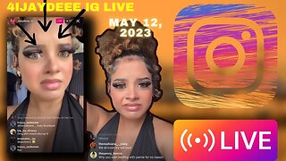 4IJAYDEEE IG LIVE: Jayde Gets Pressed By The Comment Section & Gets Triggered And MAD (12/05/23)