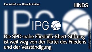 Die SPD-nahe Friedrich-Ebert-Stiftung ist weit weg von der Partei des Friedens und der Verständigung