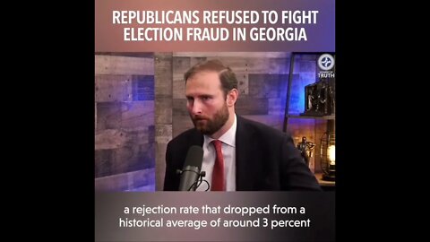 Republicans refused to fight election fraud in Georgia | Patrick Witt for Congress