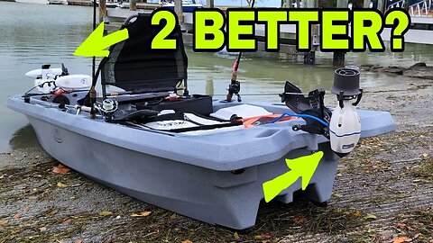 is more always BETTER? Ascend 133X with Minn Kota Dual Trolling Motors