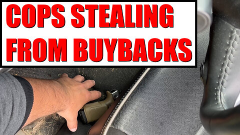 Cop Caught Stealing from a Gun Buyback