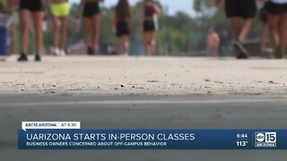 University of Arizona starts in-person classes