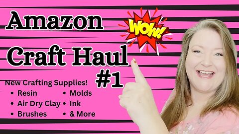 Amazon Craft Haul Part 1 ~ Check Out New Crafting Supplies! See Whats Coming in 2024!