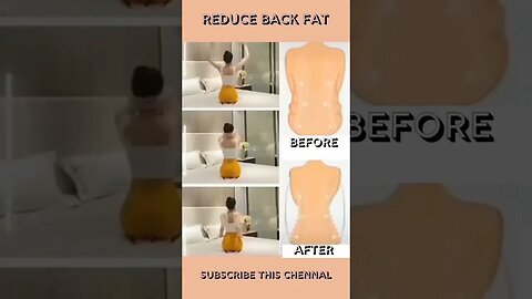 How to easily reduce back fat | Easiest way to lose back fat | how to lose back fat quick #Shorts