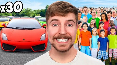 30 Lamborghinis vs 10,000 People