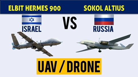 Elbit Hermes 900 vs Sokol Altius Drone | UAV comparison Israel vs Russia Origin