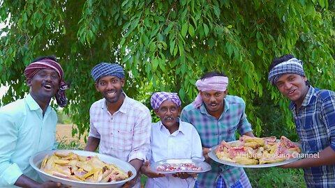 CHICKEN FRY | FRIED CHICKEN Recipe | Traditional Country Chicken Cooking In Village | Easy Recipes