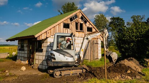 We got a Kubota Excavator for New Drainage!